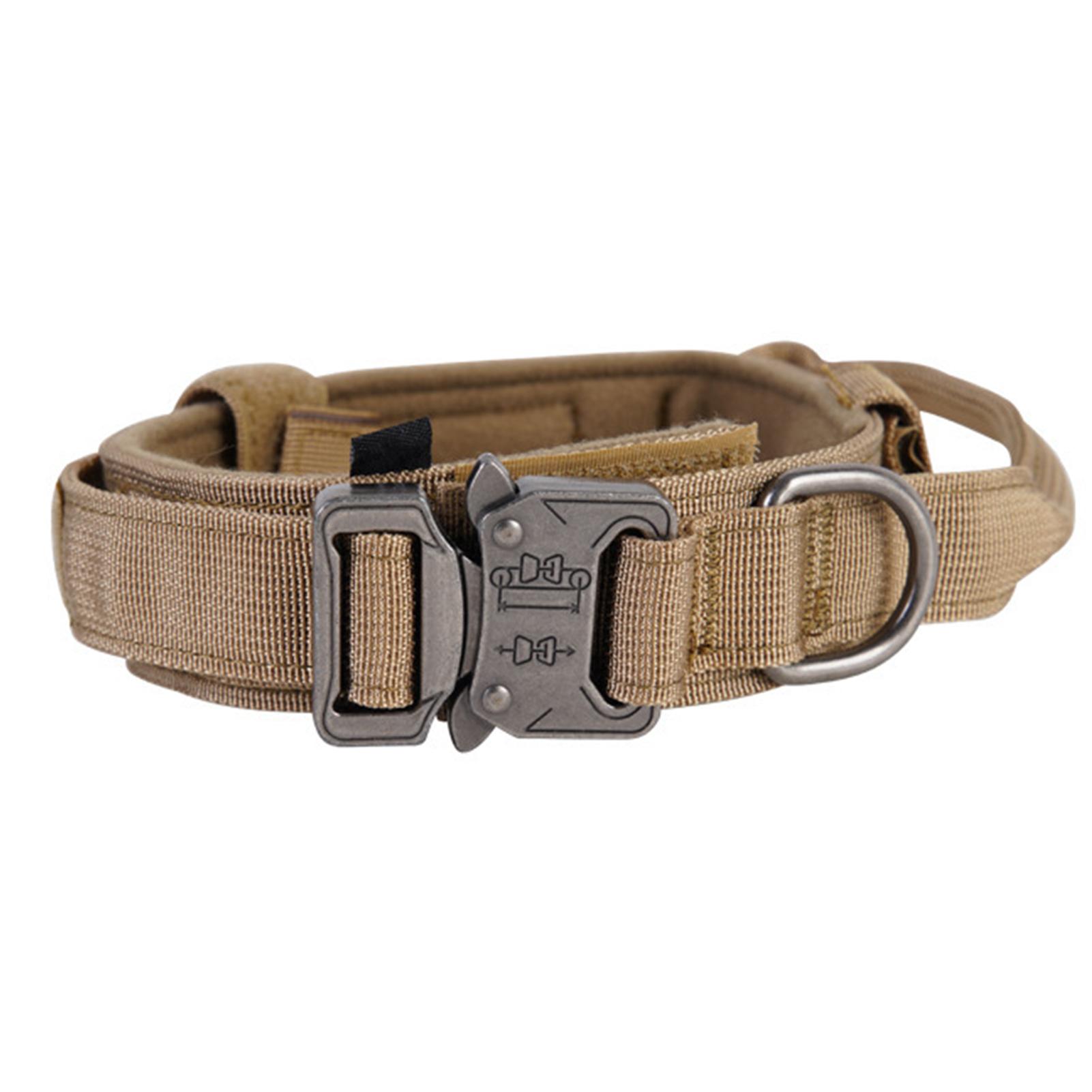 Hundehalsband Verstellbare Legierungsschnalle Hundehalsband mit Klettverschluss für Mittelgroße und Große Hunde Größe M