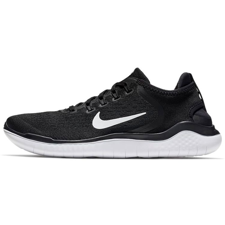 Nike Herren Free RN 2018 Schwarz Herren Sneaker Weiß 942836-001 40