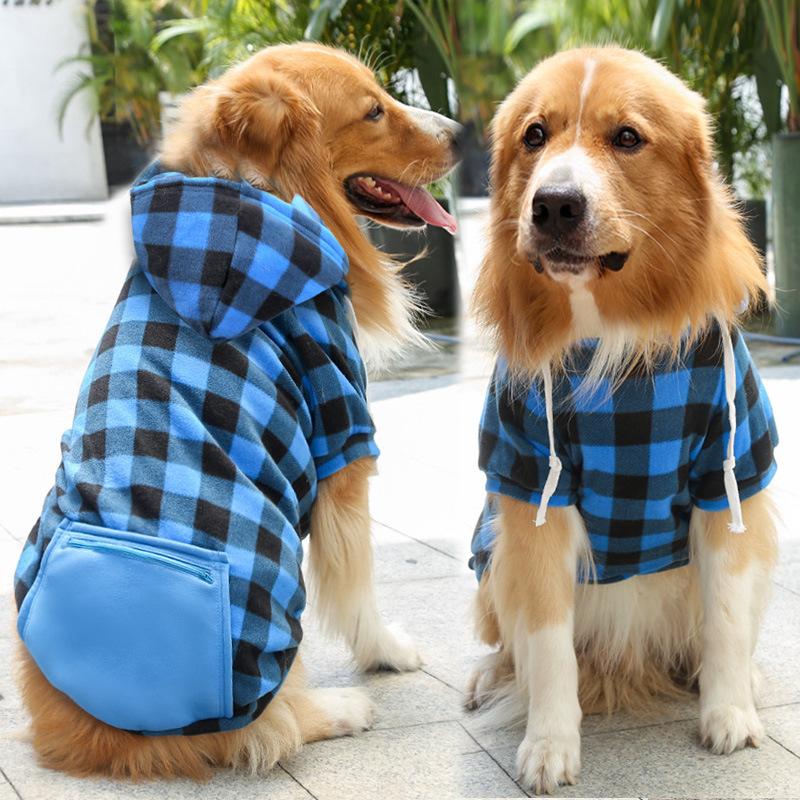 Hunde-Wintermantel, Haustierjacke, karierte Wendeweste, Hundekleidung für kaltes Wetter, Haustierbekleidung für kleine, mittelgroße und große Hunde XS(0.5-2kg) gray