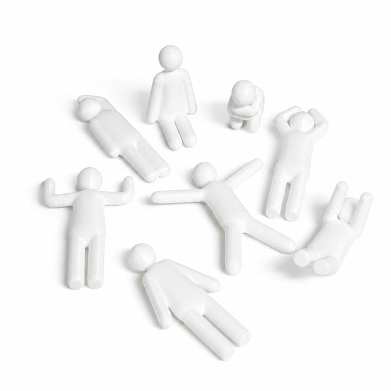 8 Stück 3D-gedrucktes Meccha Chamäleon Roboter Modell, Mehrfach posierbare Sammlerfigur Spielzeug, Sci-Fi Action Roboter Tier Statue white