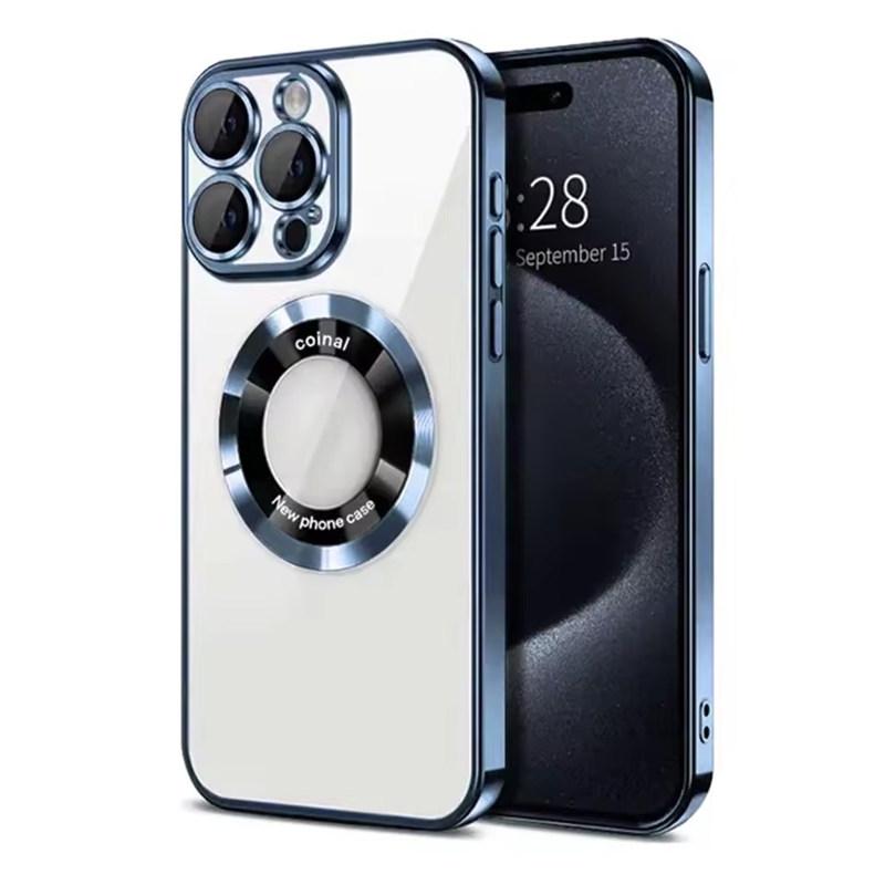 Luxus Beschichtung Magnet Hülle für Magsafe Hülle Iphone 16 15 14 Plus 17 Air 11 12 13 11 Pro Max Apple Logo Vergrößerer Kameraschutz iPhone 12 Pro Max