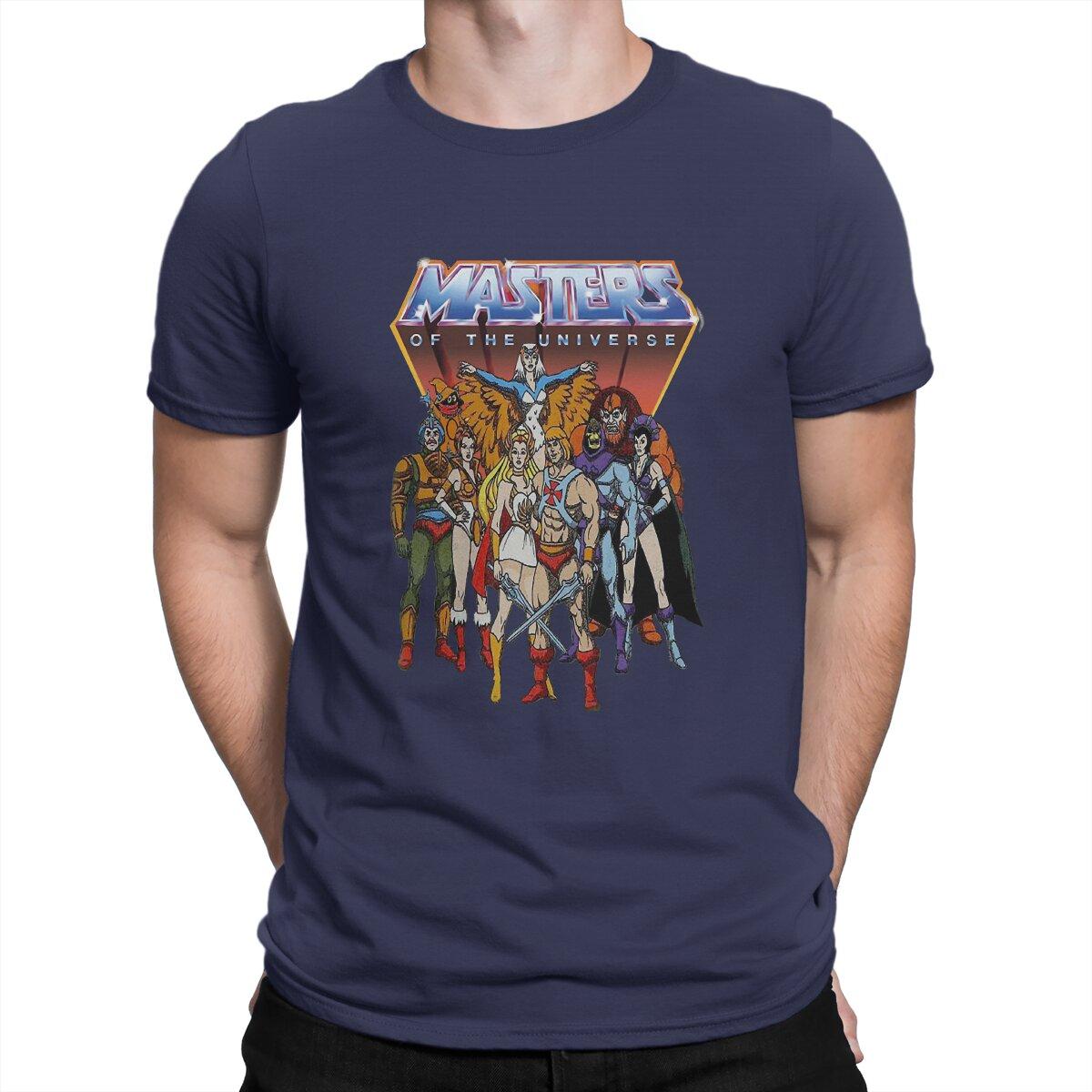 He-Man Special T-Shirt Masters Of The Universe Freizeit T-Shirt Neuestes T-Shirt für Männer Frauen XXXL navy blau