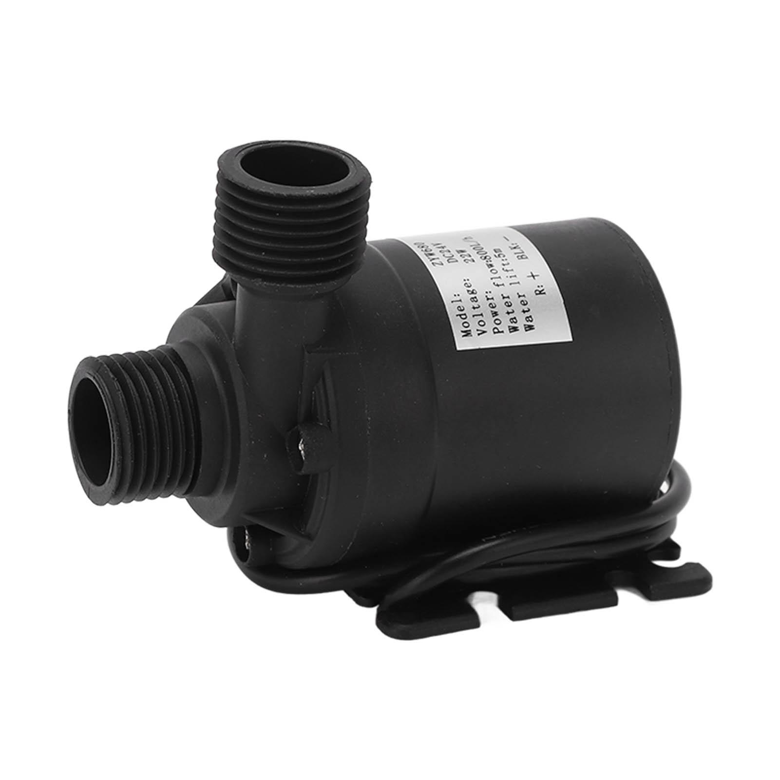 DC 24V Bürstenlose Wasserpumpe Tauchpumpe 800L H Durchfluss 9500 U/min IP68 Wasserdicht für Teich Aquarium Fischtank