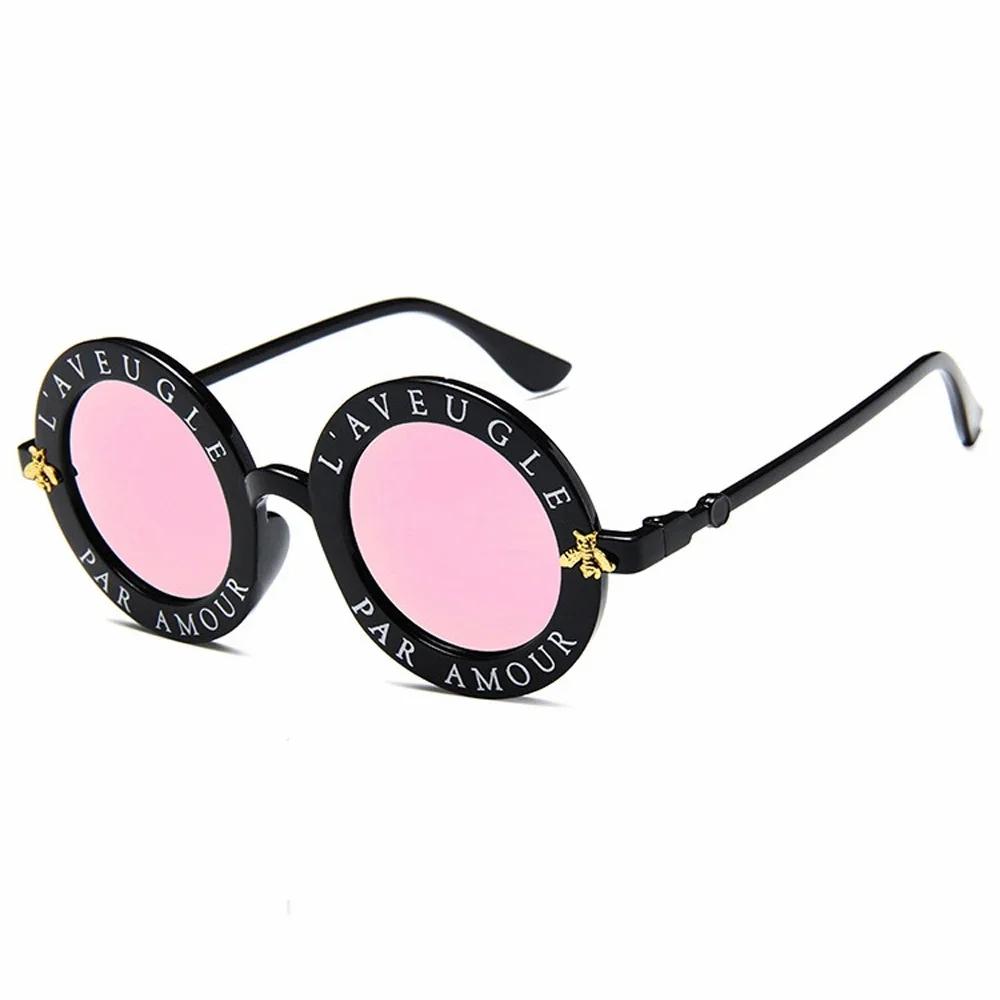 Kleine runde Sonnenbrille für Damen, Vintage-Sonnenbrille, schwarze Metallfarbe, Sonnenbrille für Damen, Modedesigner, Neu