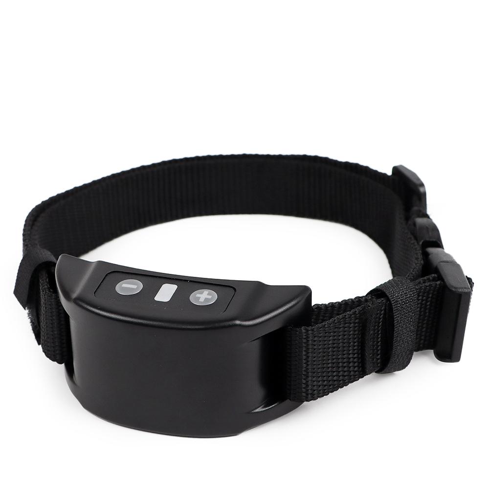 Automatisches Anti-Bell-Halsband Hundetraining Halsbänder Statischer Schock 7 Empfindlichkeitsstufen Nylonhalsband Haustierbedarf Digitales Display Halsband schwarz