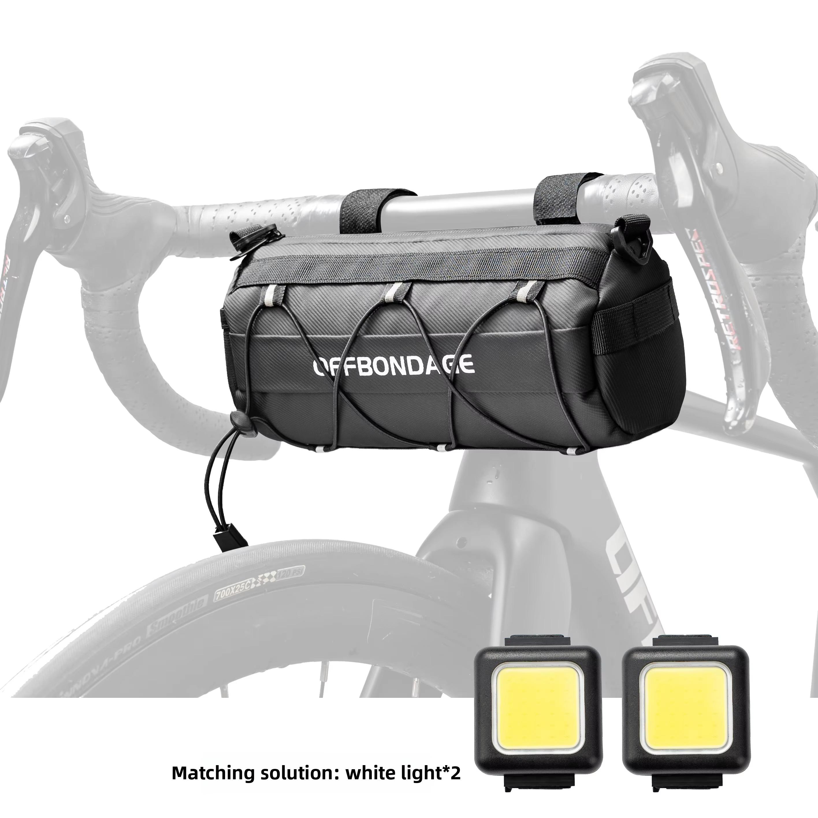 ESLNF Fahrrad Fronttasche Große Kapazität Aufbewahrung Außen Wasserdicht Multifunktionale Fahrtasche Mountainbike Fronttasche Fahrradzubehör