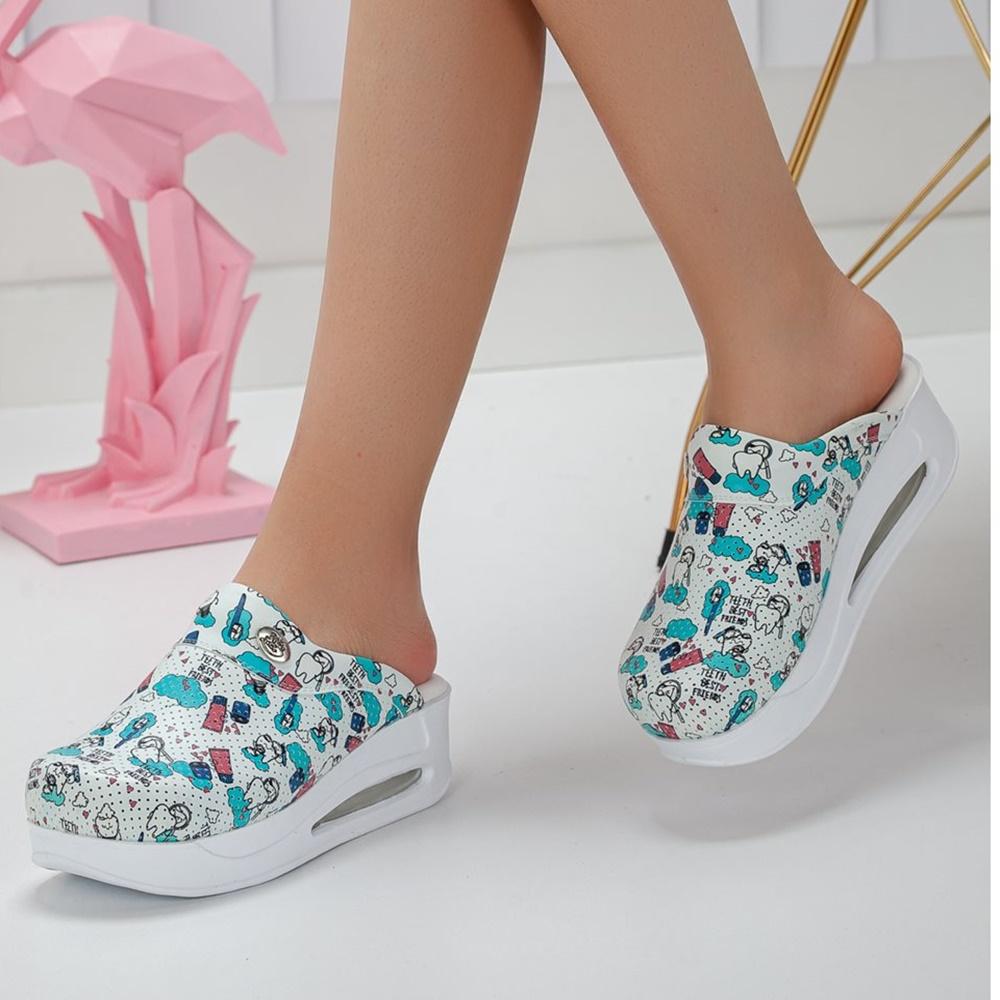 Frauen Medizinische Clogs Sabo Krankenhausschuhe Rutschfeste Pantoffel Krankenschwester Arzt Hebamme Chirurgische Sandalen 41 banane gelbe