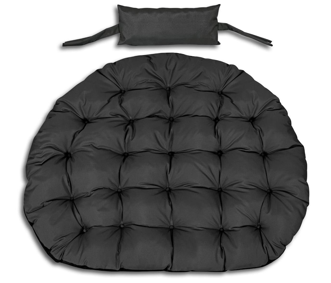 Gartenkissen 120 cm für Hängesessel Storchennest wasserdicht schwarz