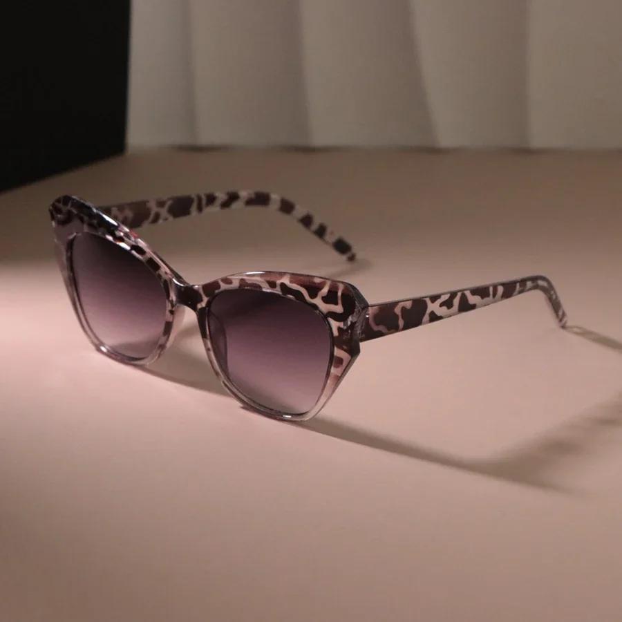 Einfache Katzenaugen-Sonnenbrille Damen Herren Designer Klassische Sonnenbrille Damen Herren Stylisch Retro Reise Sonnenbrille Oculos De Sol Other