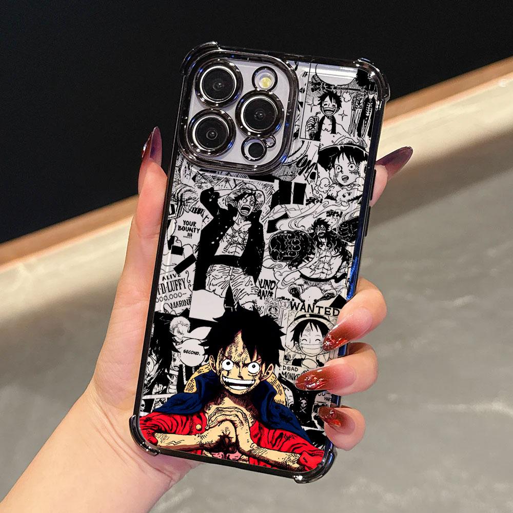 One Piece Luffy Monkey D Weiche Hülle Für iPhone 17 Pro 16 15 14 13 12 11 Pro Max Hülle 17 Plus 17E 16E 17Air Silikon Handyhülle iPhone 13
