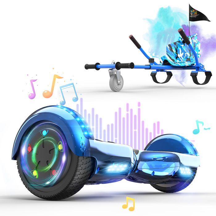 Hoverboard RCB 6,5 Zoll Bluetooth LED Karting Verstellbar Blau blau