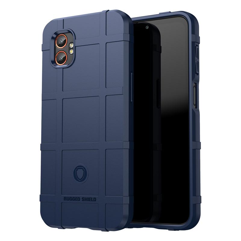 Für Samsung Galaxy XCover7 Pro Hülle Samsung Galaxy XCover7 Pro Hülle Stoßfest Panzer Gummi Handyhülle Für Galaxy XCover7 Pro Galaxy XCover7 Pro blau