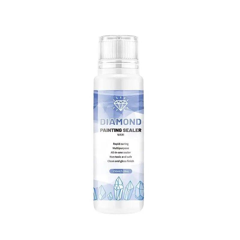 60–150 ml Diamant-Malerei-Versiegelung, 5D-Diamant-Malerei-Kunstkleber, Glanzeffekt-Versiegelung für Diamant-Malerei 150ml