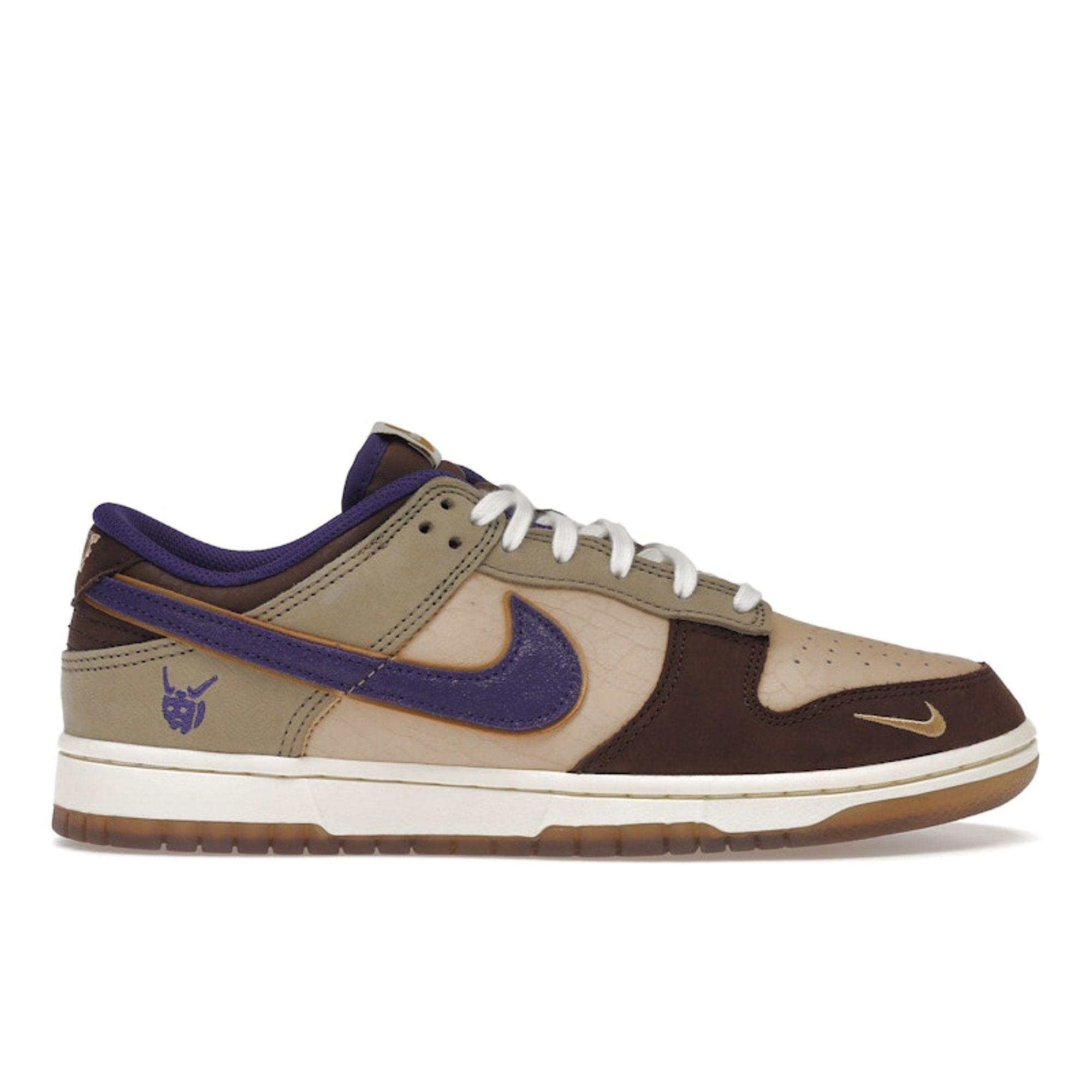 Nike Dunk Low Premium Setsubun Unisex Sneaker Braun Weiß-Onyx Court-Lila DQ5009-268 35.5