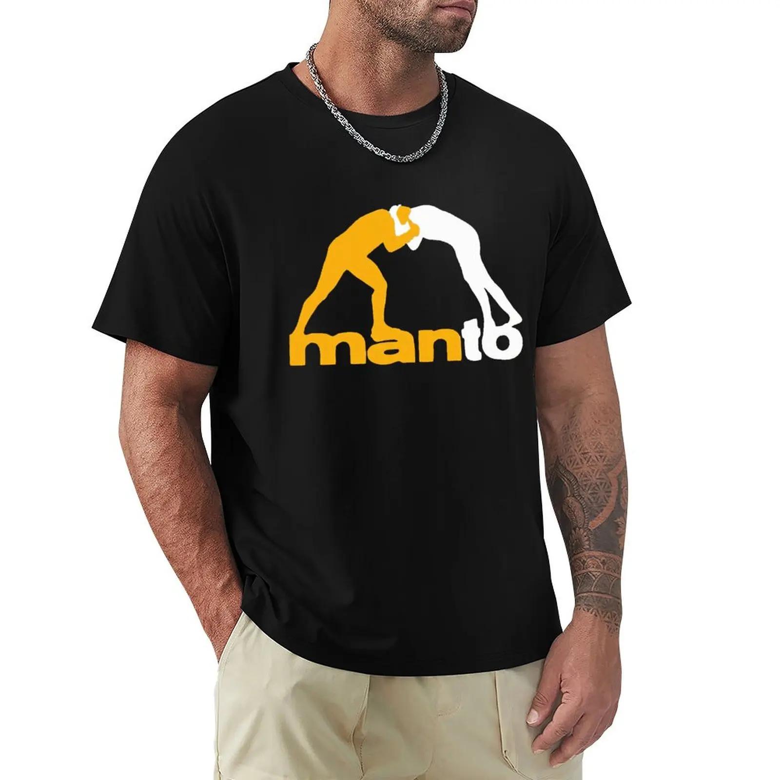 Neues MANTO Brazilian Jiu Jitsu T-Shirt Harajuku Kurzarm T-Shirt Baumwolle Grafik T-Shirt Tops S beige