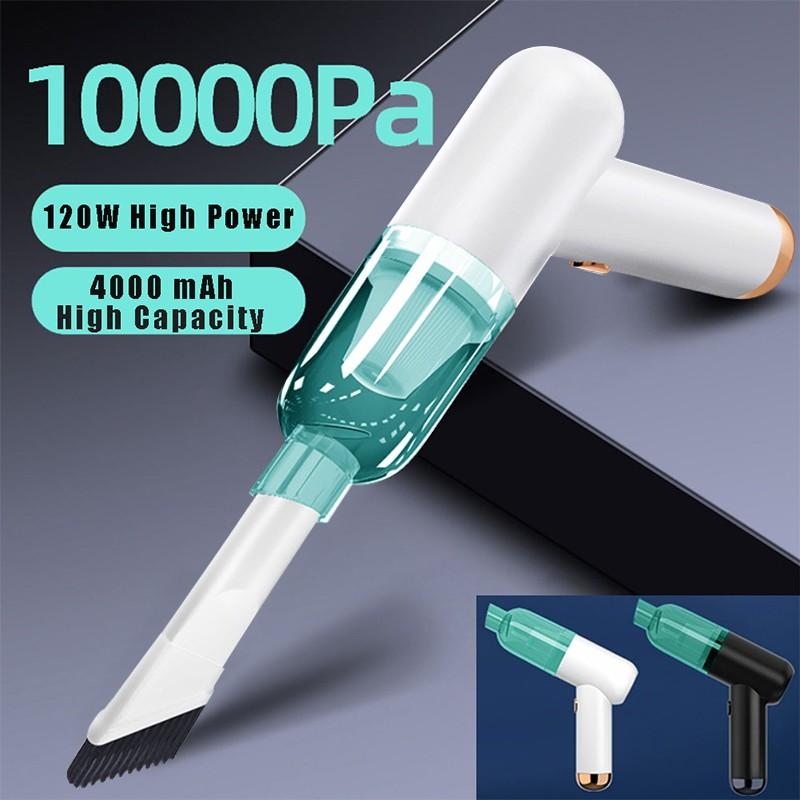 Neue 10000pa Drahtlose Auto Staubsauger Haushalts Staubsauger Hohe Saug Handheld Mini High Power Auto Staubsauger weiß