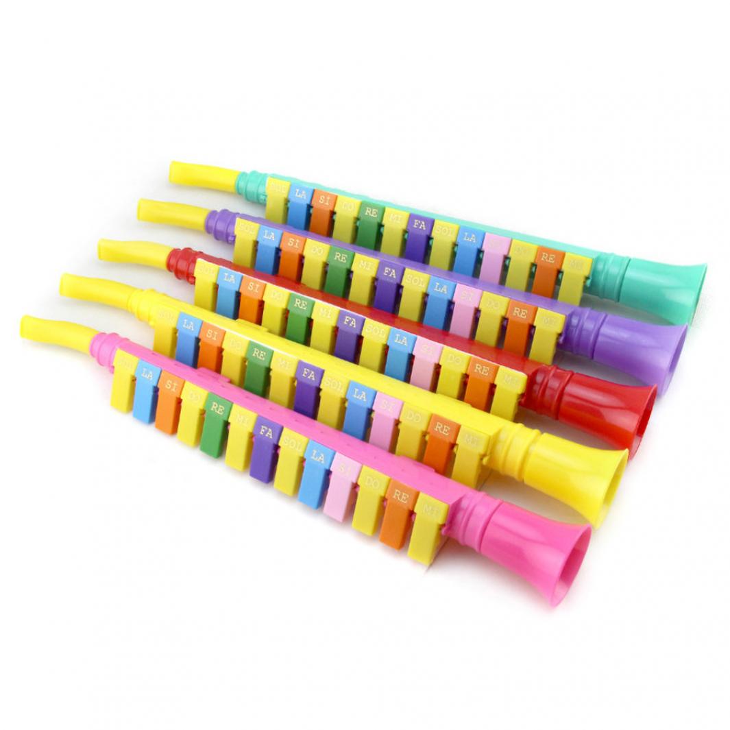 Kinder Kinder 13 Tasten bunte Melodica Kunststoff Klarinette Musikinstrumente Spielzeug