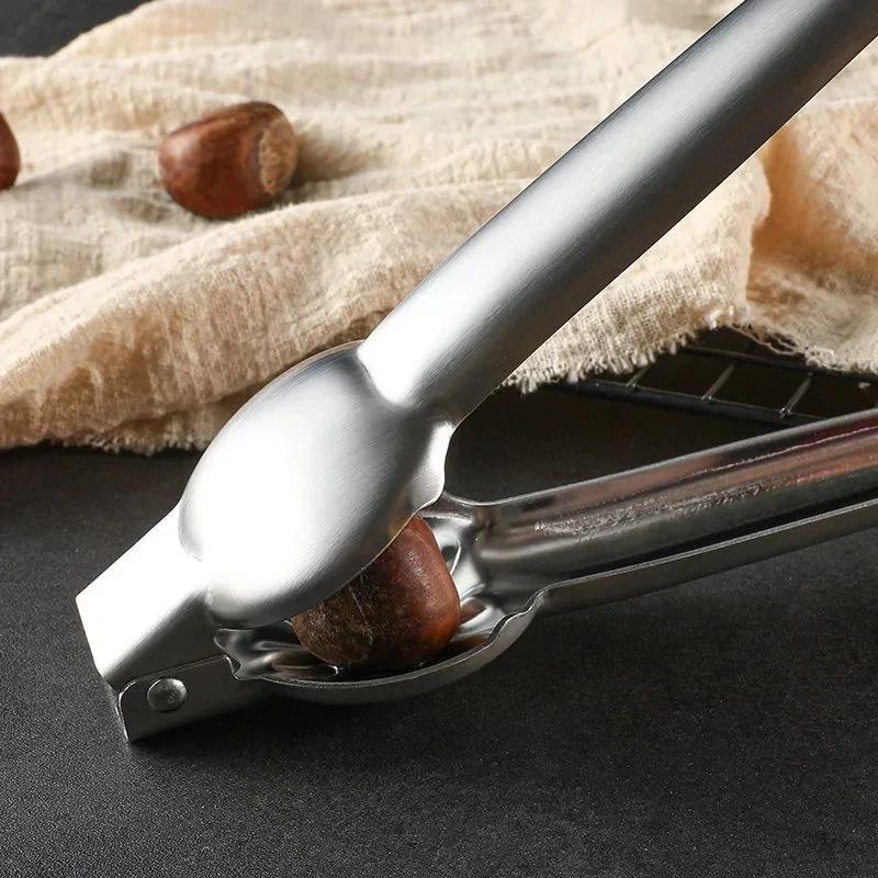 Haushalt Rohe Kastanien Kreuzöffner Kastanienöffner Haushalt Kastanien Schälen Artefakt Schälmaschine Schält Die Shell Clip