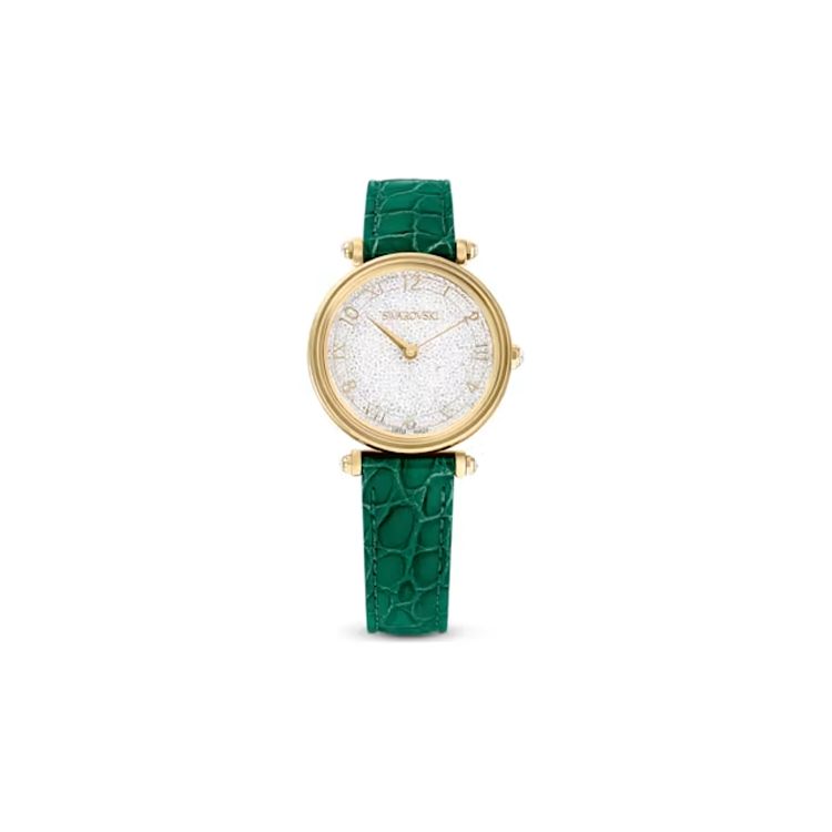 Swarovski Quarzuhr 35mm Silbernes Zifferblatt 50M Wasserdicht Damen Uhren 5656893 Silver Dial white