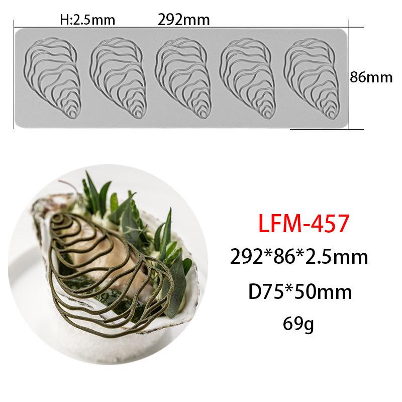 Mehrfach-Schädel Fischgräten Silikon Kuchenform Backen Spitze Dekorationswerkzeug Für Kuchenränder Küchen- & Backzubehör Form