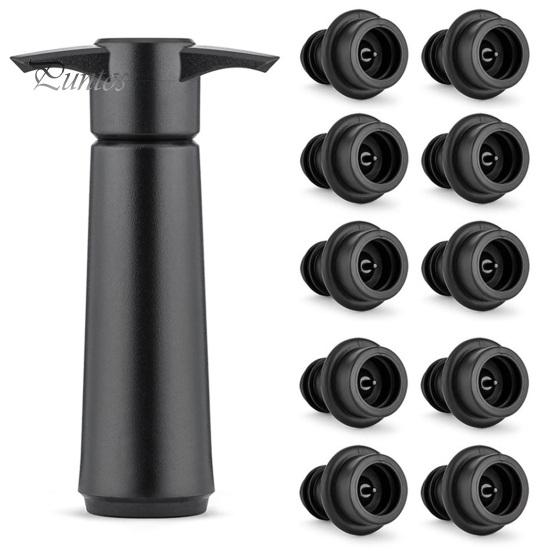 1 Set Vakuumpumpe, praktisches Weinspar-Pumpenwerkzeug, auslaufsichere Abdichtung, Weinflaschenverschlüsse für die Hausbar 10 pcs