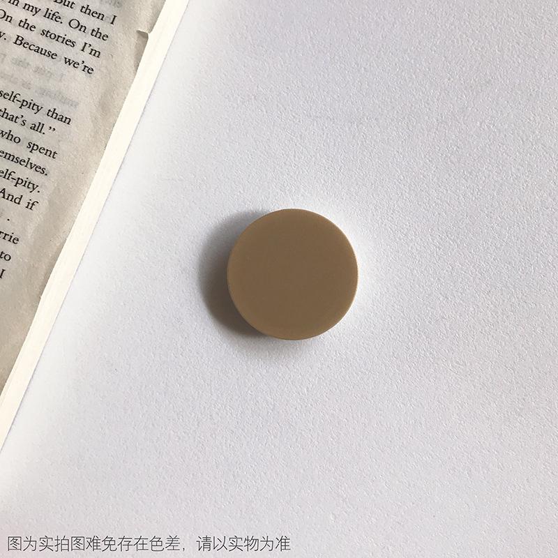 1 STÜCK Einfarbig Rund Popping Sockets Griff Handyhalter Fingerringhalter Griptok Ständer Rückseite Abdeckung Clip Aufkleber Handyzubehör gelb