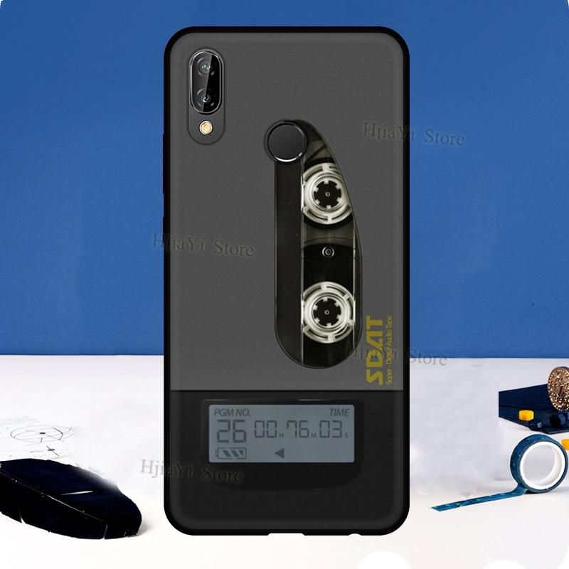 Retro Kassette Band Für Huawei P20 P40 P30 Pro Mate 20 Lite Nova 5T P Smart 2019 2021 Fall für Honor 50 9X 8X Honor 50 Lite