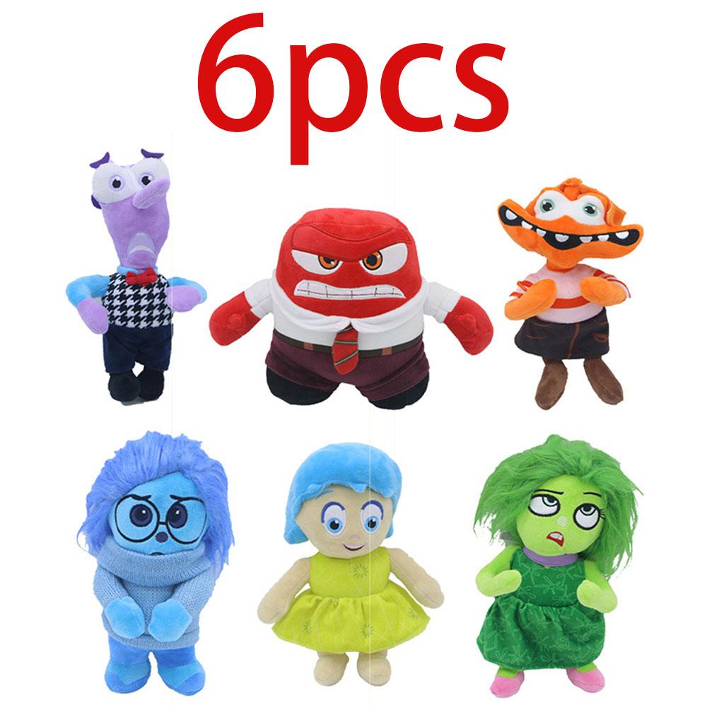 Heiß Inside Out 2 Plüschpuppen Inside Out Plüschtier Niedliche Zeichentrick Plüschfigur Sanftes Stofftier Anime Peripherie Spielzeug Geburtsdatum Geschenke