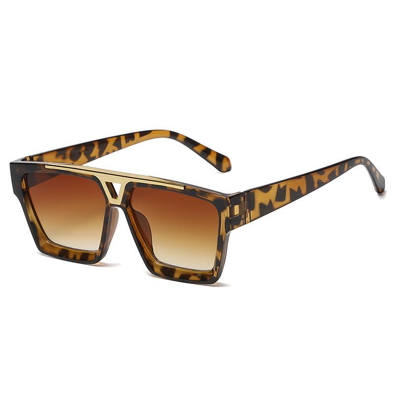 2024 Neuankömmling Retro Sonnenbrille Damen Herren Vintage Quadratischer Rahmen Sonnenbrillen Hohe Qualität Gläser Schutzbrillen Shades für Weiblich Männlich MULTI