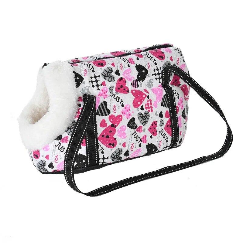 Klassischer Transportträger für kleine Hunde, gemütlicher weicher Rucksack für Welpen, Katzen und Hunde, Rucksack für Outdoor-Reisen, Haustier-Tragetasche, Chihuahua, Mops, Heimtierbedarf L 50 x 23 x 28 CM