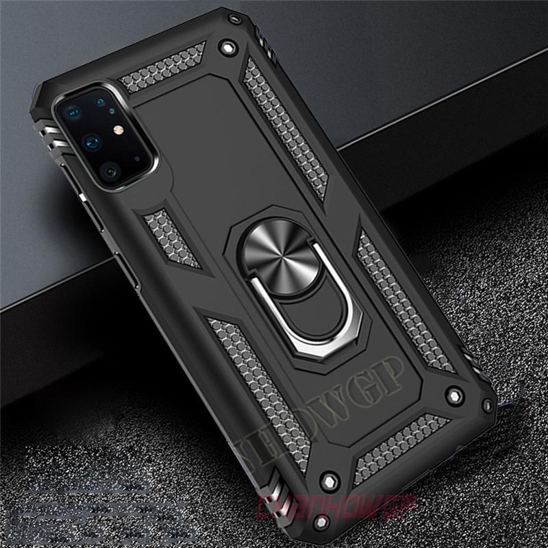 Für Samsung Galaxy A51 Fall Stoßfest Rüstung Telefon Fällen Stoßstange Für Samsung A71 A51 SM A515F A717F A 51 71 Magnet auto Halter Ring Abdeckung Samsung Galaxy A71 schwarz
