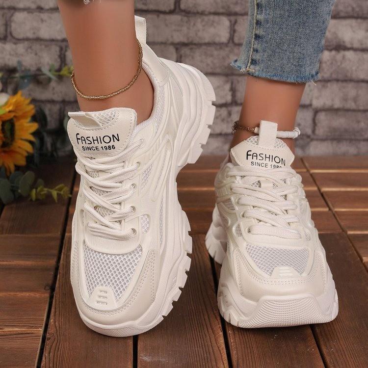 Damen-Sneakers, rutschfeste flache Outdoor-Schuhe, bequeme Freizeit-Sneakers für Studenten, Freizeitschuhe für Damen 39 weiß