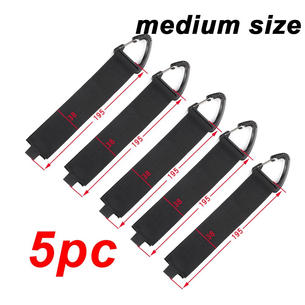 Nylon-Kabel-Organizer-Halter mit dreieckiger Schnalle, selbstklebendes Klettband, Kabel-Manager-Management, schwere Kabel-Aufbewahrungsgurte für Kabel, Schläuche M *5PCS