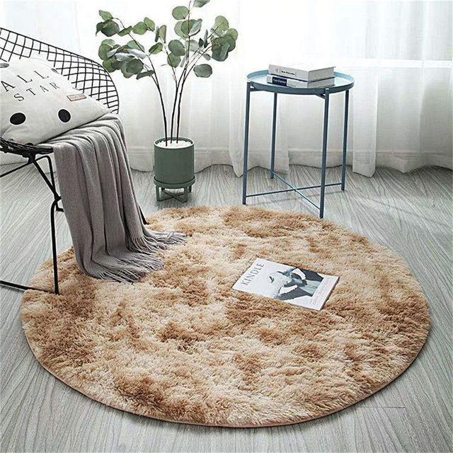 Heimdeko Teppich Verdickter Teppich Plüsch Kinderzimmer Bereichsteppich Für Kinderzimmer Gebrauch Kinder Heimdekoration Shag Bodenteppiche 60x60cm gray