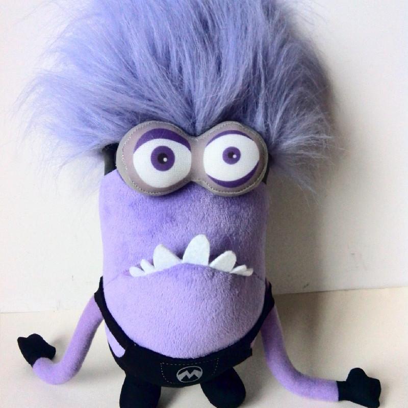 Ich Einfach Unverbesserlich Lila Böse Minions Cartoon Plüschtier Puppe Für Kinder Und Sammler Double Eye,45cm