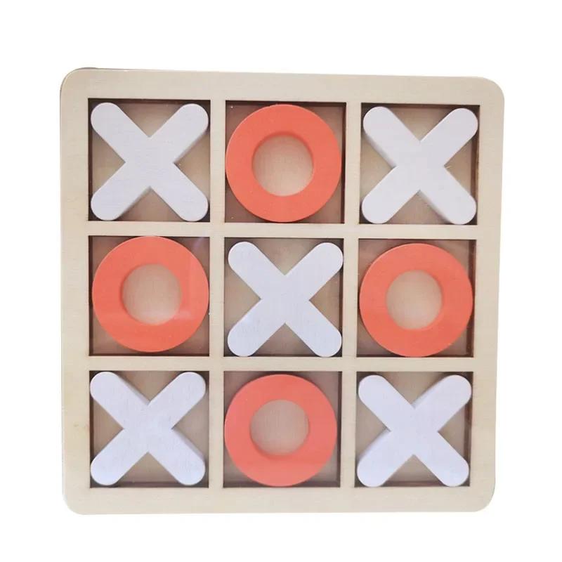 Tic Tac Toe Brettspiele Kinder Tischspielzeug Logisches Denken Herausforderung Gehirnjoggeln Eltern-Kind Interaktives Strategiespielzeug Weihnachtsgeschenk