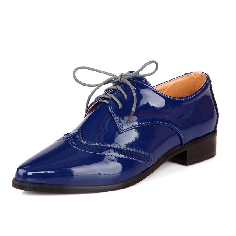 Damen Slipper Flache Schuhe Lässige PU Leder Oxford Schuhe Für Damen Schnürschuhe Flache Schuhe Weiblich Bequem Frühling Herbst Designer 34