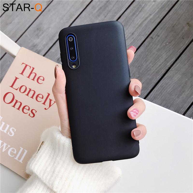 Candy Color Silikon Handyhülle für Samsung Galaxy A50 A70 A30 A40 A20 A10 Galaxi A51 A71 A20e M30s A7 2018 Matte Soft Tpu Hüllen a50 (a30s a50s) schwarz