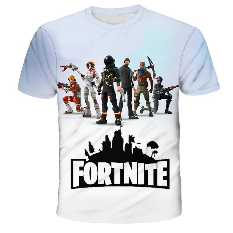 Polyester, schnelltrocknend, Fortnite, modisches Herren-Sommer-T-Shirt, lässig, bequem, schnelltrocknend, atmungsaktiv, Kinder-T-Shirt XXS-6XL XXS