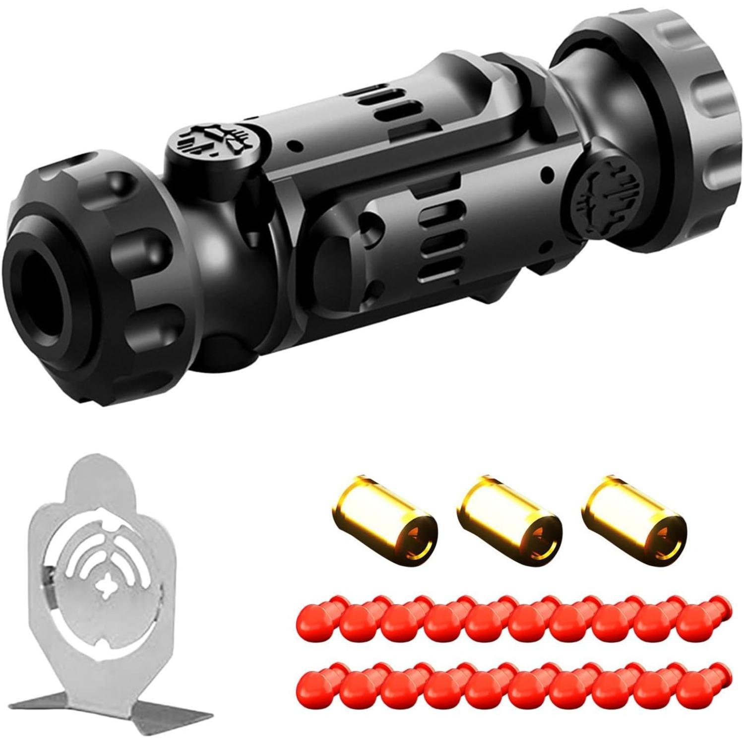 Fidget Spinner für Erwachsene, Fidget Spinner aus Metall, Fidget Slider, EDC Fidget Executive Desk Stress Relief zur Konzentrations- und Stresslinderung 10*3*3cm schwarz