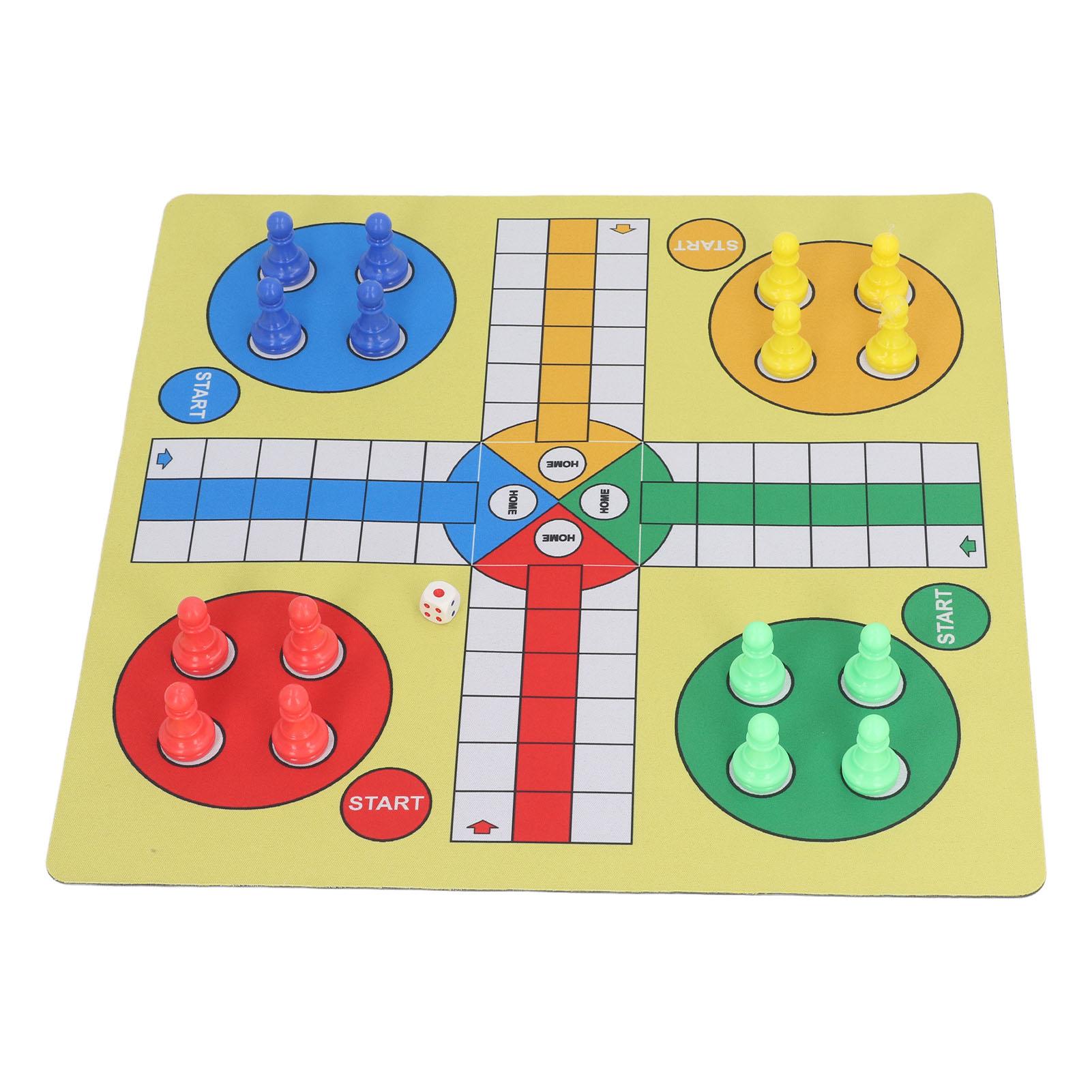 Fliegendes Schach Set Gummituch Reise Familie Brettspiel Spielzeug mit 16 Schachfiguren Aufbewahrungstasche und