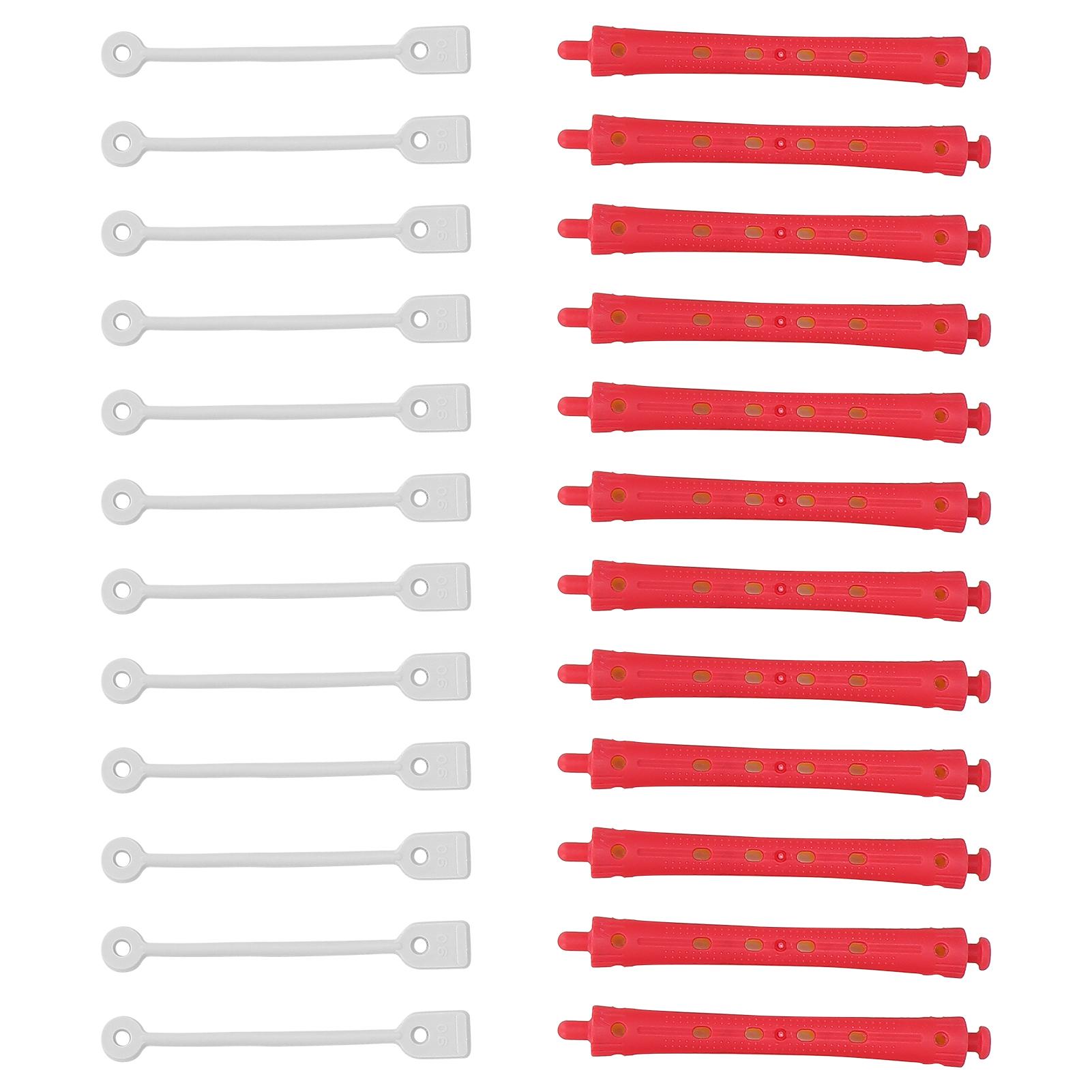 12 Stücke Haar Dauerwelle Stangen Kunststoff Haar Dauerwelle Stange Lockenwickler Kalte Welle Haar Curling Stangen für Friseur Salon