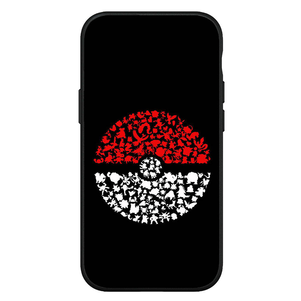 Hülle für iPhone 16 15 14 Xiaomi Redmi Note 13 12 11 Pro Max X 10 8 9 XR Samsung Galaxy S24 S23 A05 OPPO Huawei Pokemon Pikachu GO Gengar Handyhülle for Samsung Galaxy S7 Edge natur
