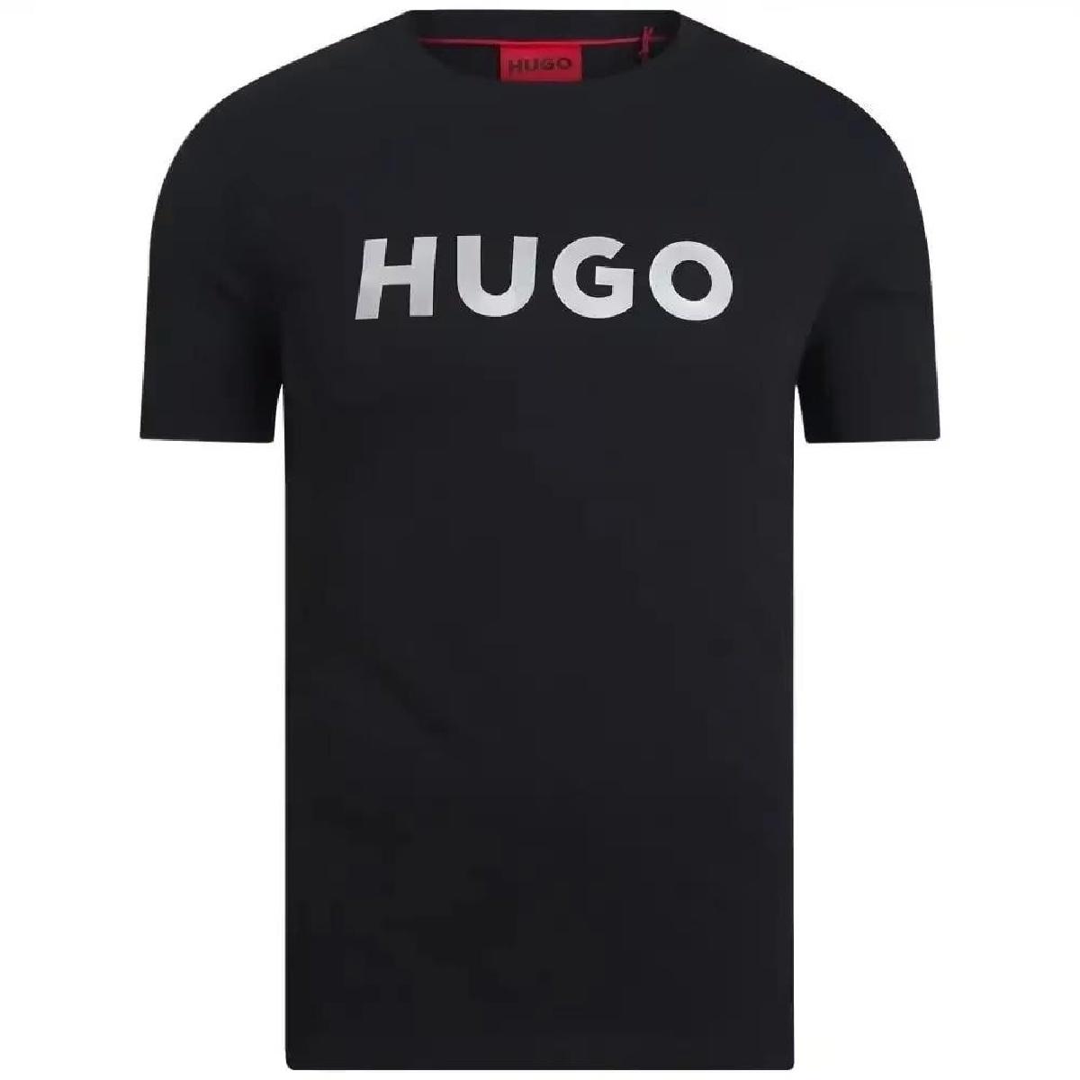 Hochwertige Marken Herren Kurzarm HUGO T-Shirt Luxus T-Shirt Sommer Freizeit Baumwolle Damen T-Shirt Mode Kinderbekleidung Tee Tops M schwarz