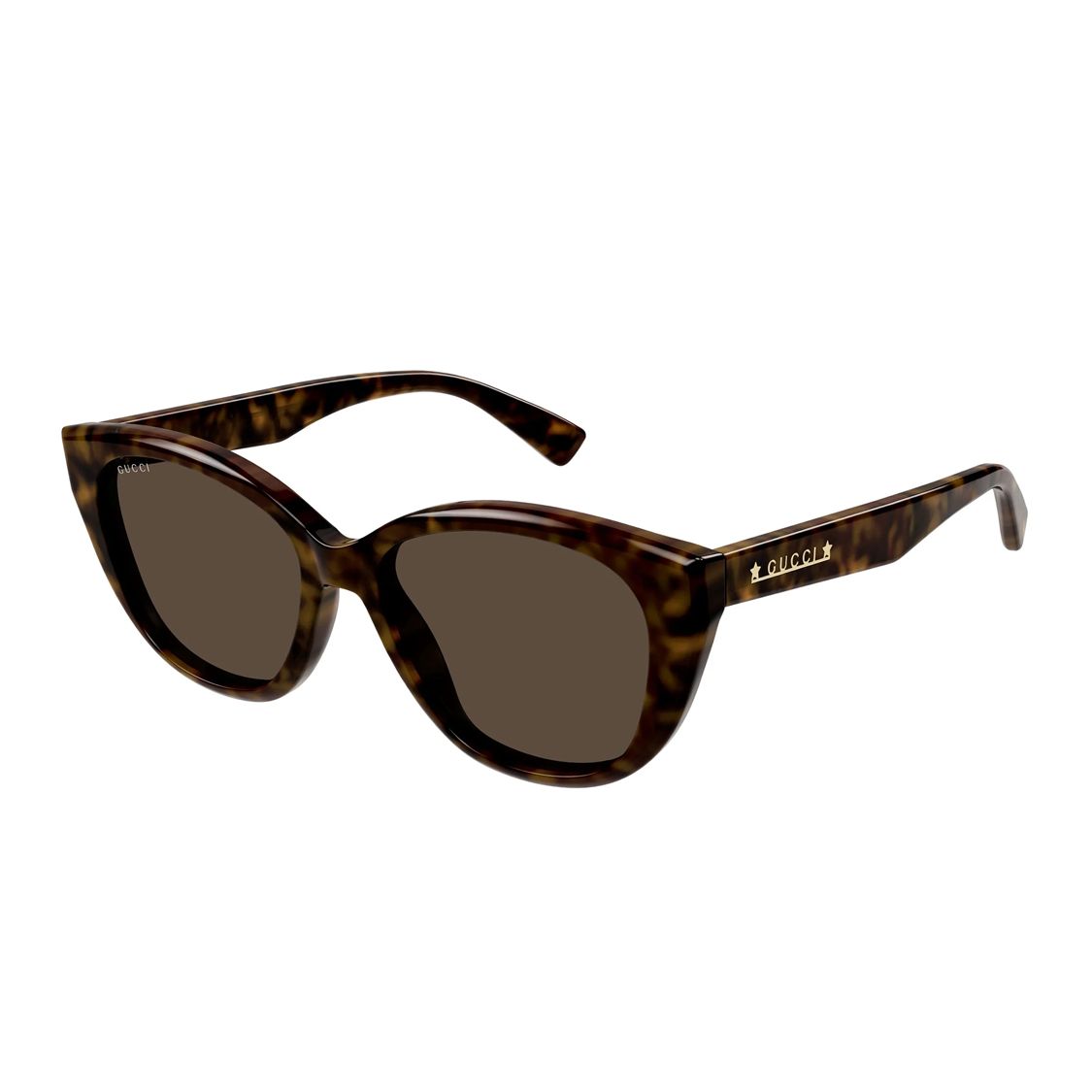 Gucci Logo Cat Eye Sonnenbrille Herren Sonnenbrille Schildpatt GG1588S002 Dust Bag+Eyeglass Case (Random Color)