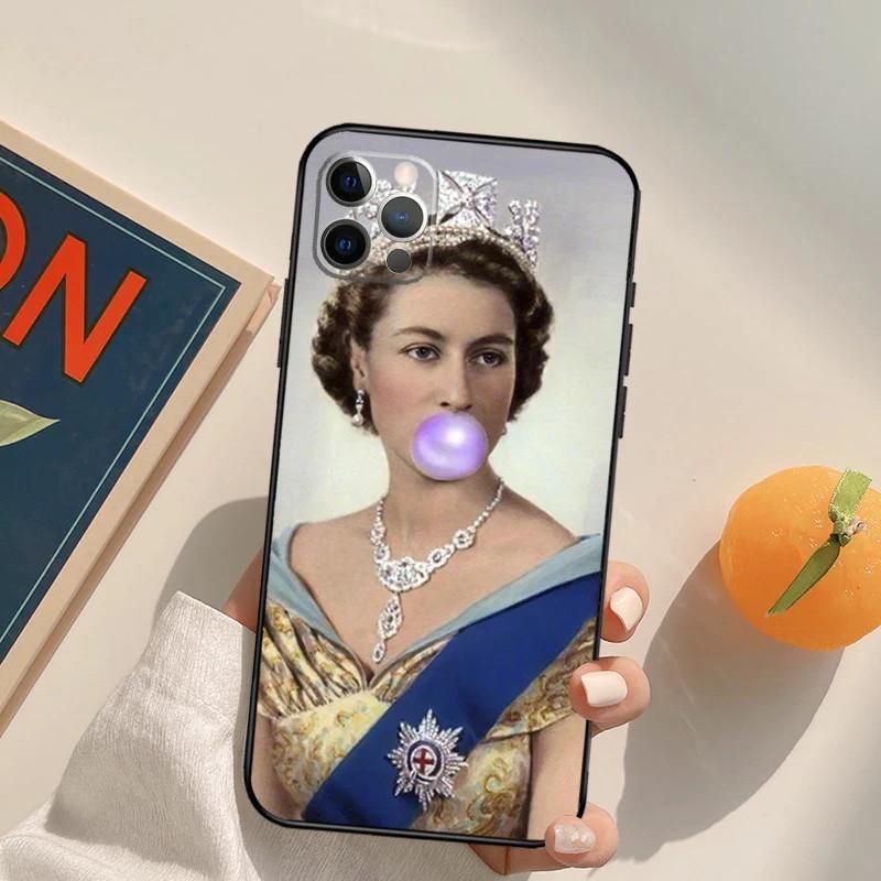 Anwendbar auf Apple iPhone 13 Mini Handyhülle, Königin Elisabeth II. Handyhülle wird als Bild gesendet. iPhone 16 pro