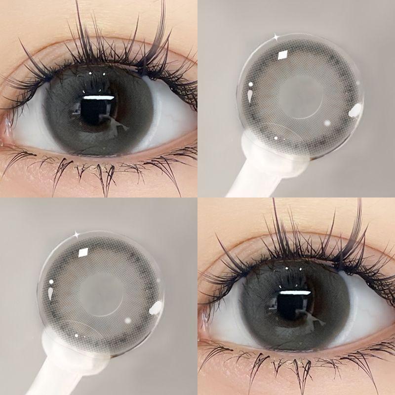 MillCreek 1 Paar Myopie-Kontaktlinsen, 1 Tag, weiche Linsen, 14,2 mm, bunte Kontaktlinsen mit Augen-Make-up, Puppenauge, bequem, kostenloses Geschenk 0