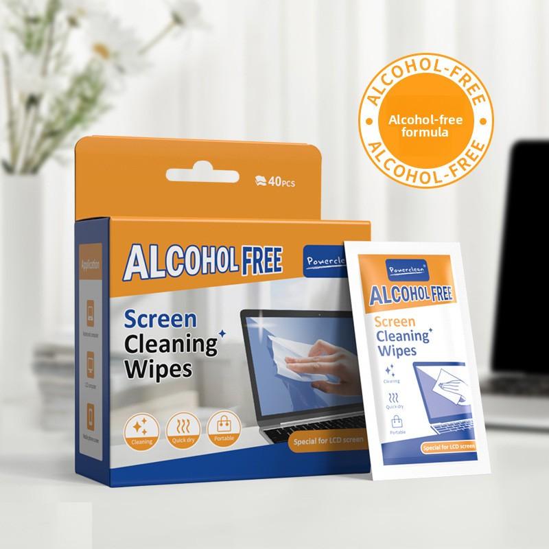 Bildschirmreinigungstücher für digitale Geräte – Streifenfreie Glasreinigungspads für Fernseher, Monitore, Laptops, Möbel im Wohn- und Schlafzimmer 40pcs