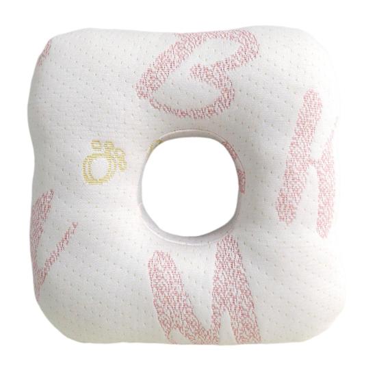 Yousheng Ohrloch-Heilkissen Seitenschläferkissen mit Ohrloch Ergonomisches Maschinenwaschbares Kissen zur Linderung von Ohrenschmerzen Noduläre Chondritis hellrosa