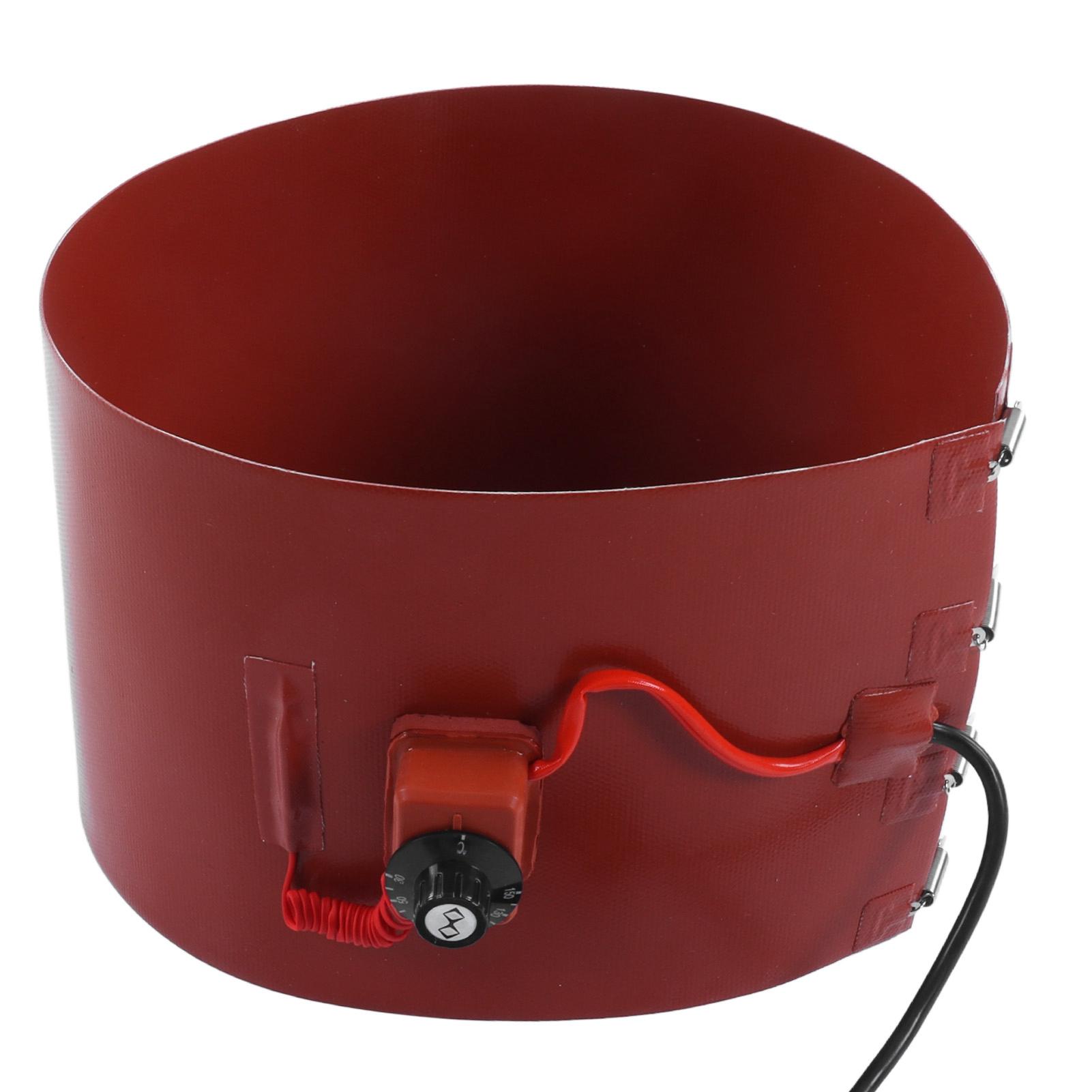 Fassheizung, 1200 W, Ölfass, Silikon, elektrische Heizdecke mit Thermostat, Handhabungsgeräte, UK